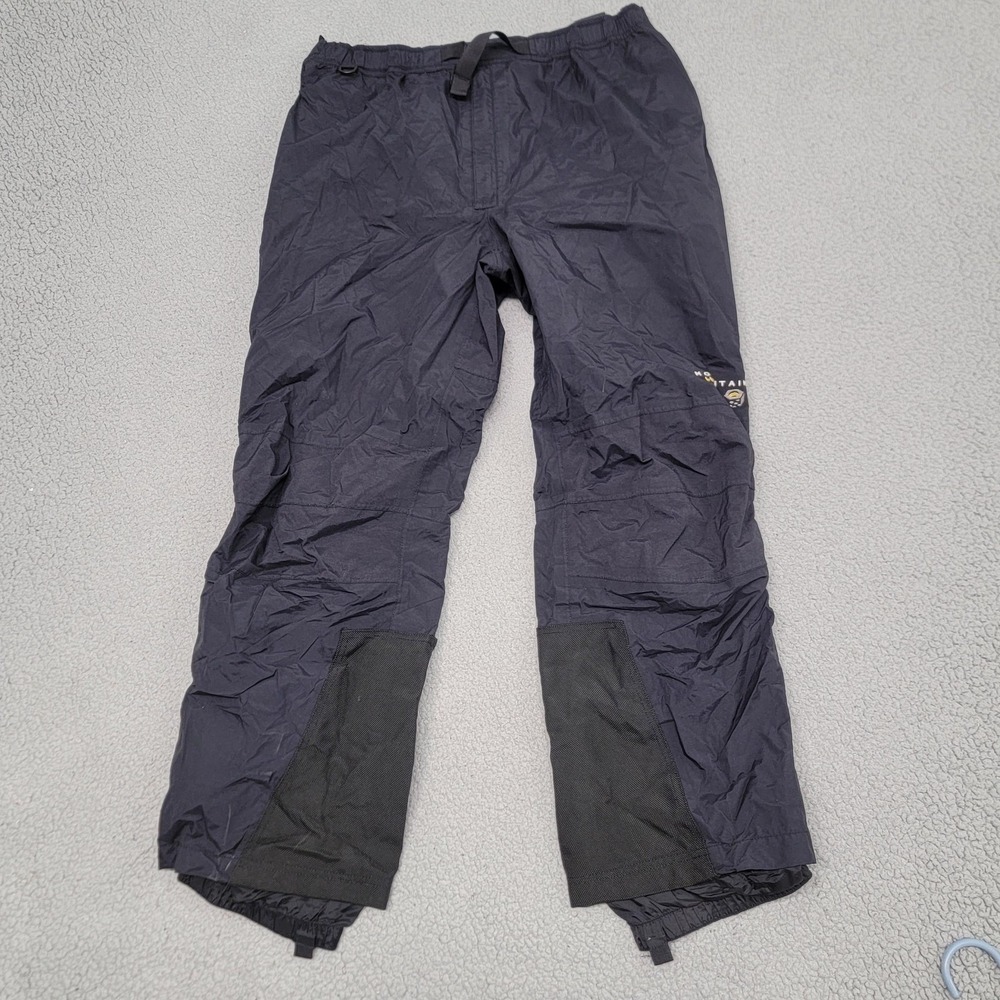Mountain Hardwear Pants‎ Mens XL Black Conduit Waterproof Snow Ski Shell Lined